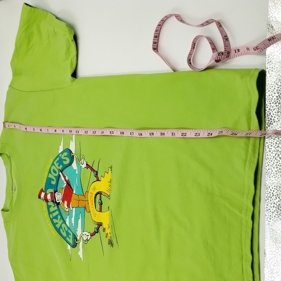 Eskimo Joes women's size medium unisex green Dr. Seuss look  Read/Succeed Tee - Picture 6 of 8